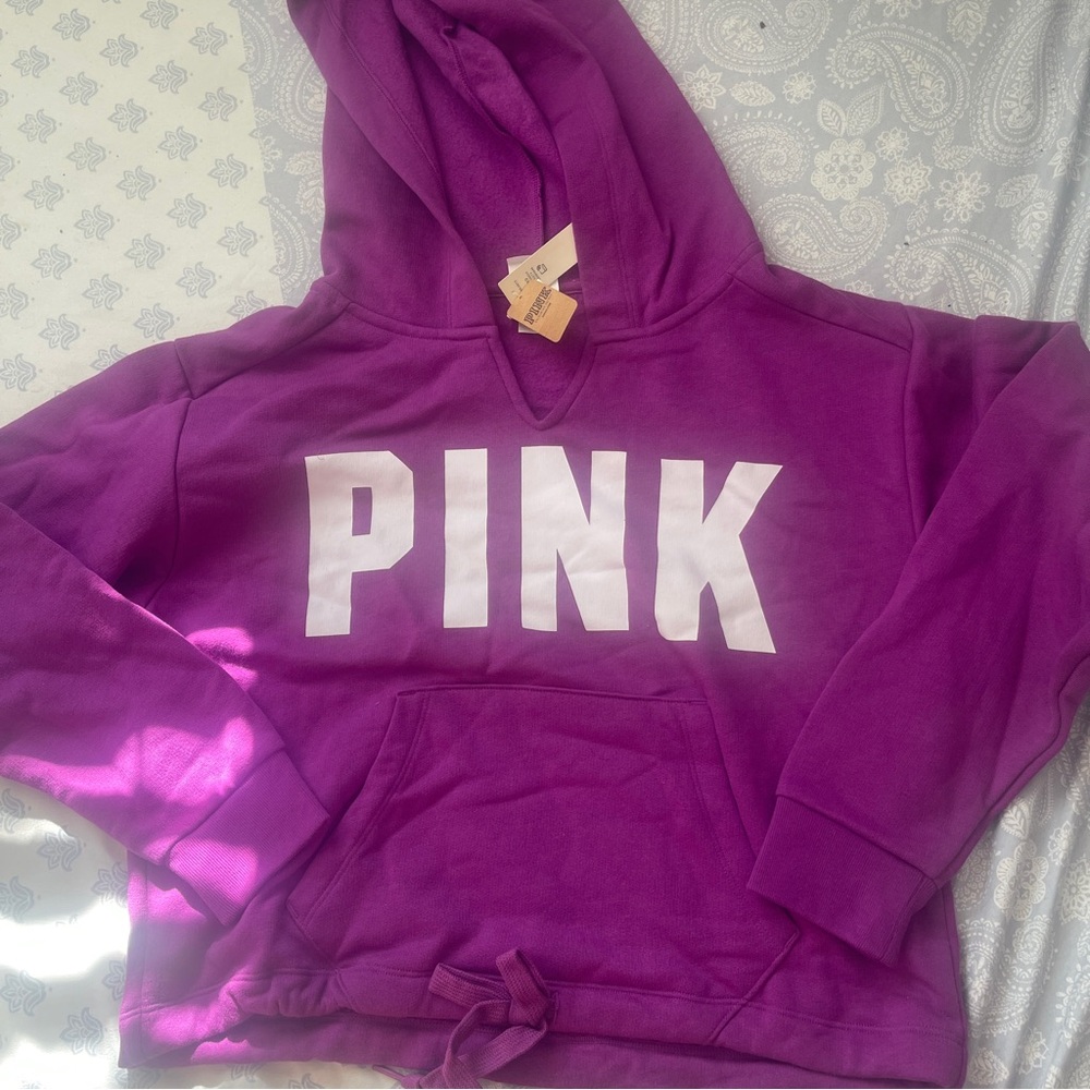 Victoria's Secret Pink Pullover in Purple
